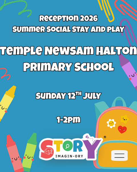 Reception Starters 2026 Summer Social Stay and Play - Temple Newsam Halton Primary School
