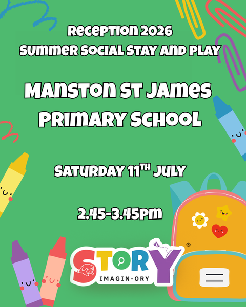 Reception Starters 2026 Summer Social Stay and Play - Manston St James Primary School